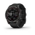 Garmin Fenix 7 Sapphire Solar Musta DLC-titaani ja musta hihna - GPS-paikannuslaitteet ja kellot - 0753759278168 - 1
