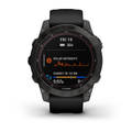 Garmin Fenix 7 Sapphire Solar Musta DLC-titaani ja musta hihna - GPS-paikannuslaitteet ja kellot - 0753759278168 - 2