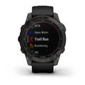 Garmin Fenix 7 Sapphire Solar Musta DLC-titaani ja musta hihna - GPS-paikannuslaitteet ja kellot - 0753759278168 - 7