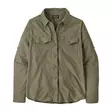 Patagonia W's Long-Sleeved Self-Guided Sun Shirt River Rock Green - Paidat - 196924814738 - 1