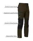 Alaska Trekking Lite Pro Ms Pant Brown S -  -  - 3