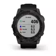 Garmin Fenix 7X Sapphire Solar Musta DLC-titaani ja Musta Hihna - GPS-paikannuslaitteet ja kellot - 753759278328 - 8