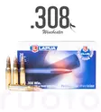 Lapua Subsonic .308 Win 13,0g 20pcs B416 - Patruunat 308 Winchester - 6418267102018 - 1