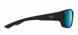 Maui Jim Local Kine - Soft Black Frame with Blue Hawaii Lens - Lasilinssit - 603429055578 - 3