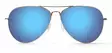 Maui Jim Mavericks - Silver Titanium Frame with Blue Hawaii Lens - Muovilinssit - 603429035648 - 2