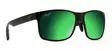Maui Jim Red Sands - Matte Black Frame with Maui Green Lens - Muovilinssit - MM432-048 - 1
