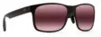 Maui Jim Red Sands - Matte Black Frame with Rose Lens - Muovilinssit - MM432-028 - 1