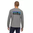 Patagonia Mens LS P-6 Logo Responsibili-Tee Gravel Heather - T-paidat - 192964206328 - 4