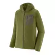 Patagonia M's R1 Air Full-Zip Hoody Coriander Brown w/River Rock Green - Fleecepaidat - 198077745808 - 1