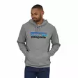Patagonia P-6 Logo Uprisal Hoody Gravel Heather - Hupparit - 194187655808 - 2