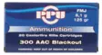 PPU FMJ .300 BLK 125gr 20pcs - Muut kiväärikaliiperit - 8605003808008 - 1