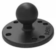 RAM Round Plate with Ball B - RAM Mounts, B-koko - 793442102028 - 1