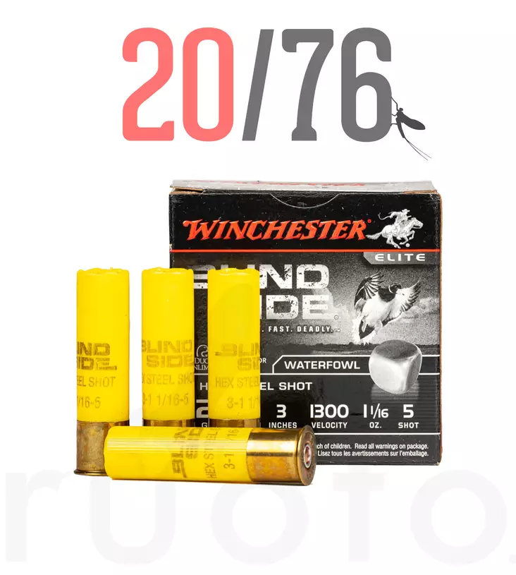 20/76 Winchester Blind Side 30g 25pcs - Metsästyspatruunat, teräs - 020892020788 - 1