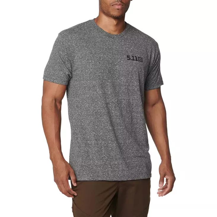 5.11 Triblend Legacy S/S Tee Grey - Taktiset paidat - 888579243338 - 1