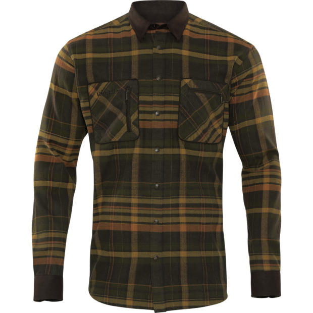 Härkila Pajala Shirt Green/Brown - Metsästäjän paidat - 5714733546418 - 2