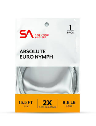 Scientific Anglers Absolute Euro Nymph Leader 13,5' - Nylonkartioperukkeet - 840309134828 - 1