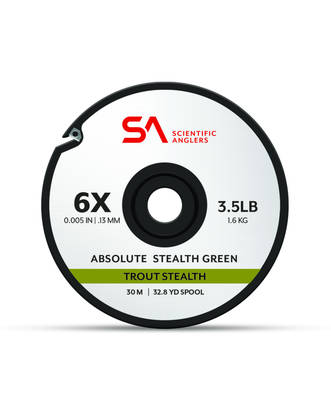 Scientific Anglers Absolute Trout Stealth Tippet - Nylonperukesiimat - 840309135788 - 1