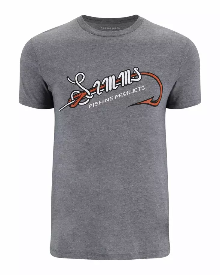 Simms Hook & Loop T-Shirt Athletic Heather - Miesten t-paidat - 694264660928 - 2