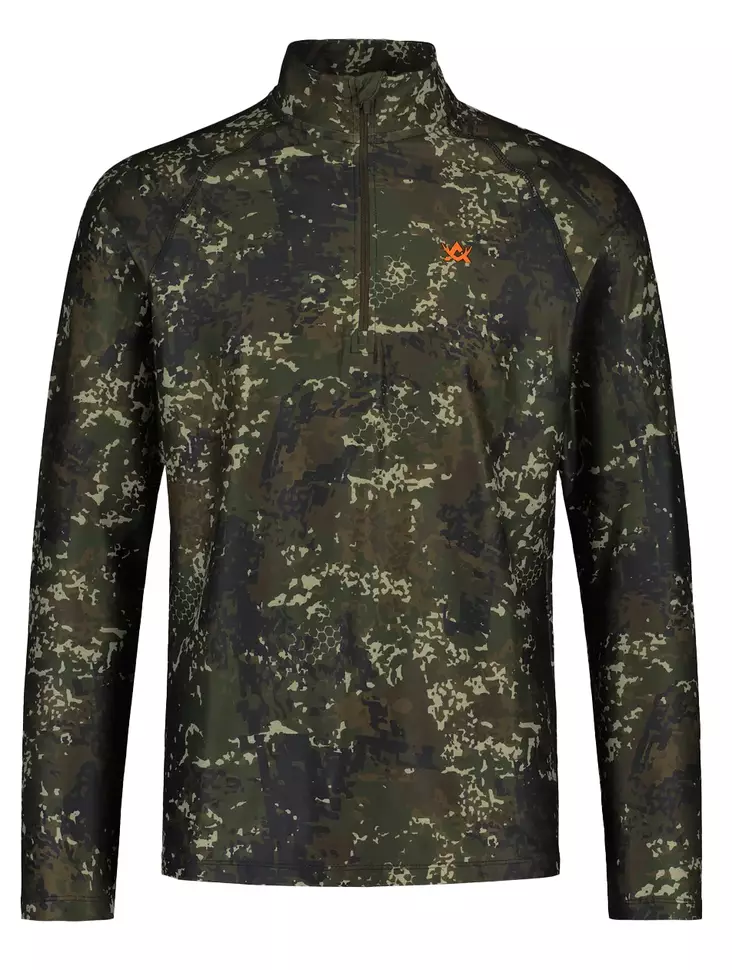 Alaska CoolDry Ms Half-Zip Top, BlindTech Invisible - Metsästäjän alus- ja väliasut - 6438347049798 - 1