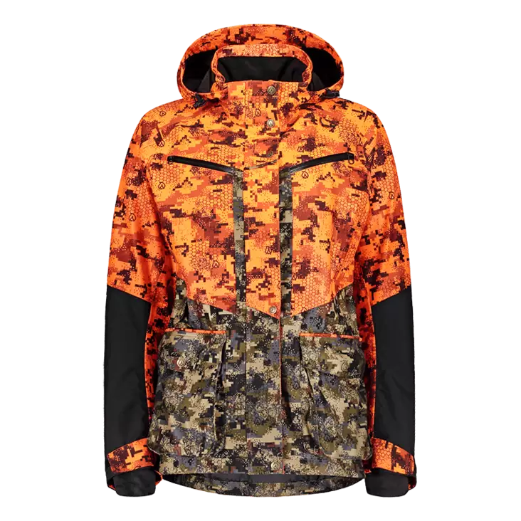 Anar Hirvas W's Hunting Jacket Safety Camo - Naisten metsästystakit - 6438014224138 - 1