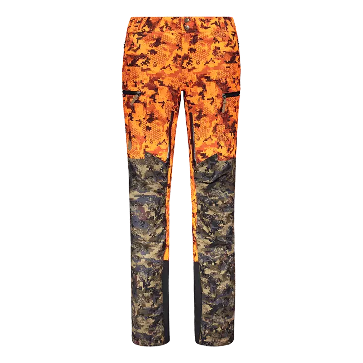 Anar Hirvas W's Hunting Trouser Safety Camo - Naisten metsästyshousut - 6438014224268 - 1