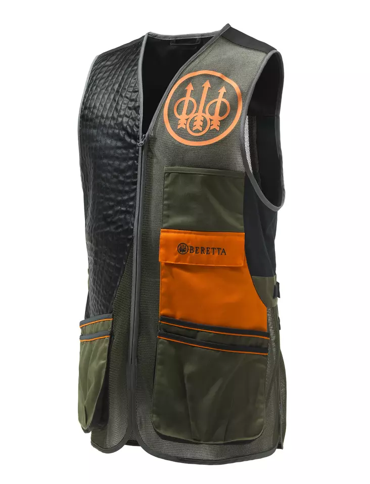 Beretta Sporting EVO Vest Green&Black&Orange - Ampujanliivit - 8051832487998 - 1