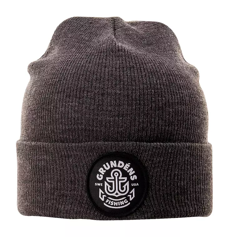 Grundens Watchhouse Beanie Anchor Black Heather - Pipot - 0840316314558 - 1