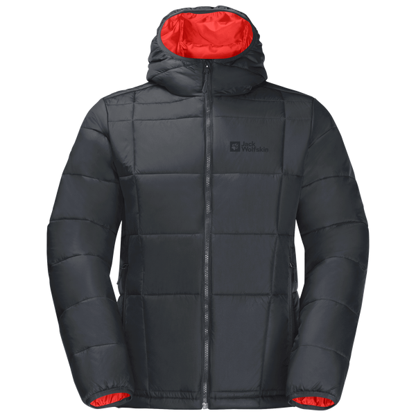 Jack Wolfskin Bergland Insulated Hoody Phantom - Välitakit - 4064993516128 - 1