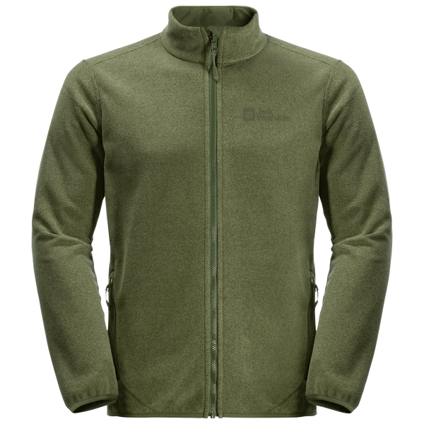 Jack Wolfskin Mens Skywind Full-Zip Jacket Greenwood - Välitakit - 4064993552058 - 1