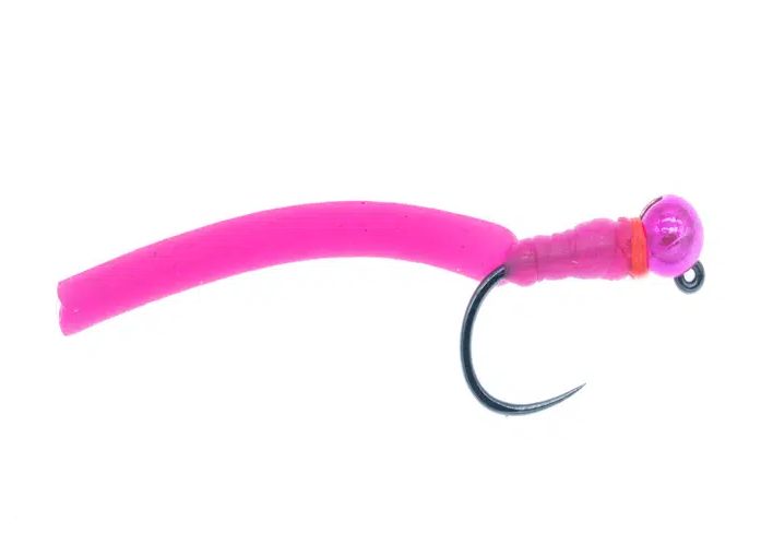 Jiggy Squirmy Worm Pink - Streamerit ja liitsit - G1888 - 1