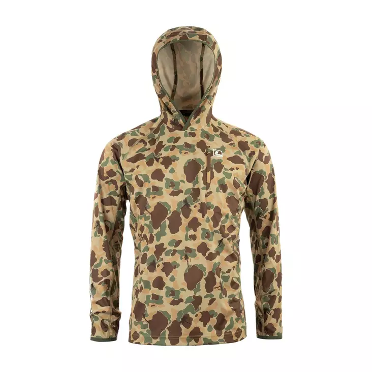 Loop Flyt UPF-Dome Sun Hoodie Camofly Khaki - Hupparit - 827142085128 - 1