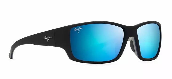 Maui Jim Local Kine - Soft Black Frame with Blue Hawaii Lens - Lasilinssit - 603429055578 - 1