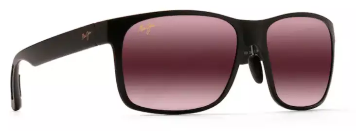Maui Jim Red Sands - Matte Black Frame with Rose Lens - Muovilinssit - MM432-028 - 1