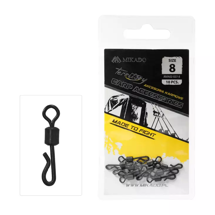 Mikado Quick Change Swivel #8 - Leikarit, renkaat & linkit - 5900637686088 - 1