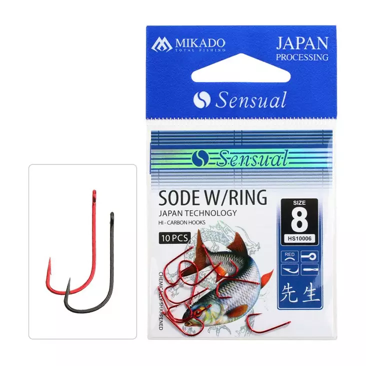 Mikado Sensual Sode with Ring BN - Silmälliset & lapiopäiset koukut - 5900637619208 - 1