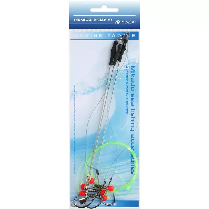 Mikado Steel Boom Rig with Swivel 2/0 - Pohjaonginta- & turskarigit - 5900637138488 - 1