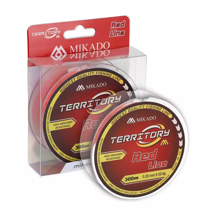 Mikado Territory Red 300m - Monofiilisiimat - 5900637806318 - 1