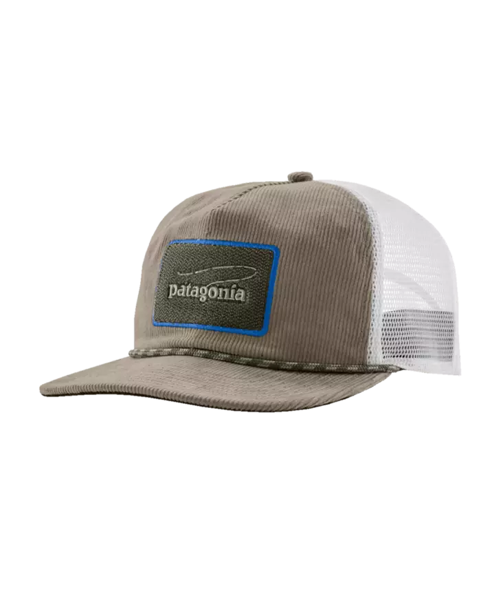 Patagonia Fly Catcher Hat Casting Logo Seabird Grey - Muut päähineet - 199346142618 - 1