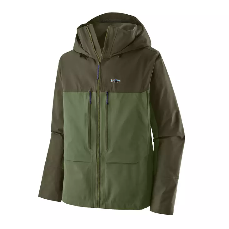 Patagonia Mens Swiftcurrent Wading Jacket Terrain Green - Kahluutakit - 196924657298 - 1