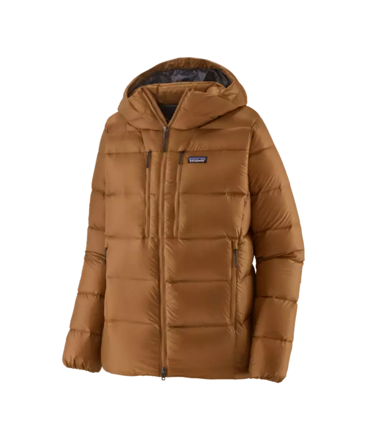 Patagonia M´s Fitz Roy Down Hoody Deer Brown - Välitakit - 199346128698 - 1