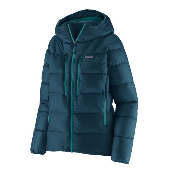 Patagonia Ws Fitz Roy Down Hoody Lagom Blue - Naisten untuvatakit - 195699678958 - 1
