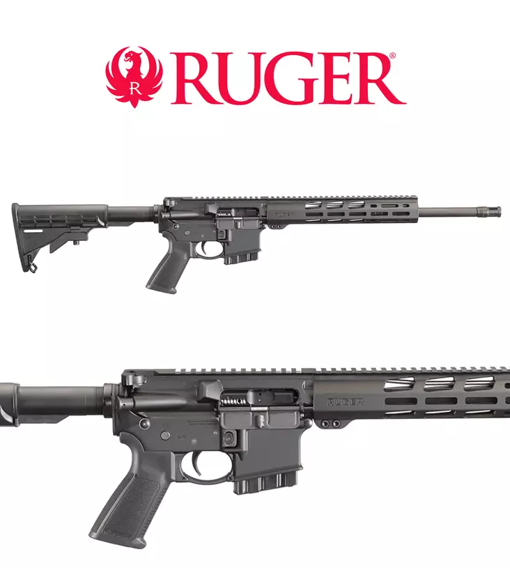Ruger AR-556 16" 5,56 Nato - Kiväärit 223 Rem - 736676085378 - 1