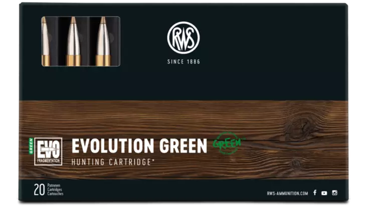 RWS Evolution Green 7x64 8,2g 20pcs - Muut kiväärikaliiperit - 4000294183218 - 1