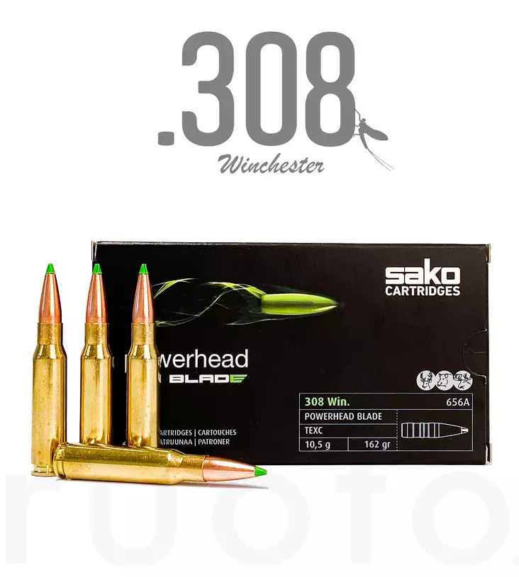 Sako Powerhead Blade .308 Win 10,5g 20pcs - Patruunat 308 Winchester - 6438053141328 - 1