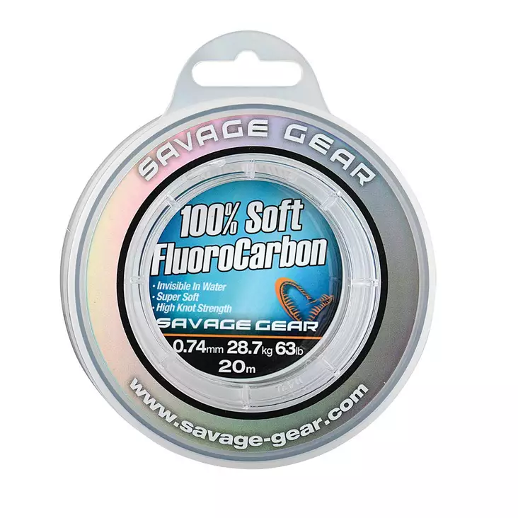 Savage Gear Soft Fluorocarbon - Perukemateriaalit (rullatavaraa) - 5706301548528 - 1