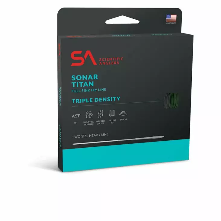 Scientific Anglers Sonar Titan Triple Density S3/S5/S7 - Kokonaan uppoavat - 840309126298 - 2