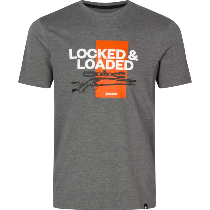 Seeland Loaded T-Shirt Grey Melange - Metsästäjän paidat - 5714733651778 - 1