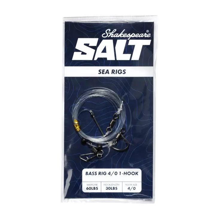 Shakespeare Bass Rig 1-Hook 4/0 - Valmiit meririgit - 043388130938 - 1