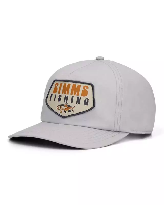 Simms Double Haul Cap Overcast Abstract Bass - Lippikset - 694264709818 - 1