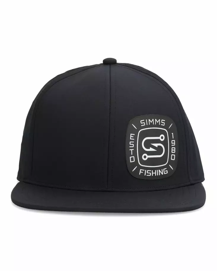 Simms Flatbill Cap Black - Lippikset - 694264646328 - 2